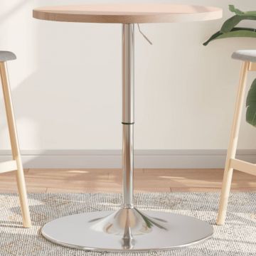 Gossi masa de bar Ø60x90,5 cm din lemn masiv de stejar