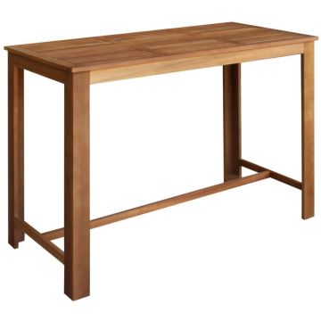 Gossi masa de bar, lemn masiv de acacia, 150 x 70 x 105 cm
