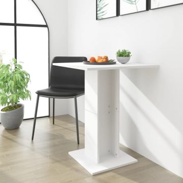 Gossi masa de bistro, alb, 60 x 60 x 75 cm, pal