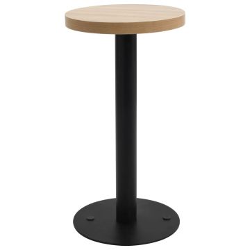 Gossi masa de bistro, maro deschis, 40 cm, mdf