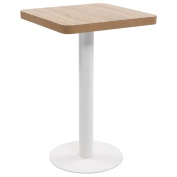 Gossi masa de bistro, maro inchis, 50 x 50 cm, mdf