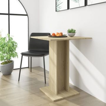 Gossi masa de bistro, stejar sonoma, 60 x 60 x 75 cm, pal