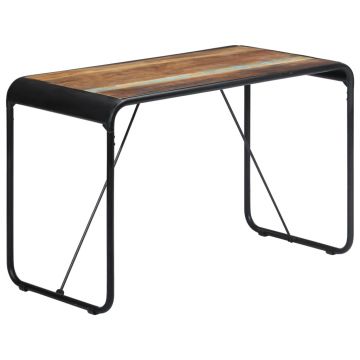 Gossi masa de bucatarie, 118 x 60 x 76 cm, lemn masiv reciclat