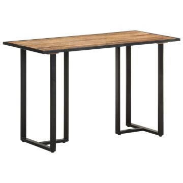 Gossi masa de bucatarie, 120 cm, lemn de mango nefinisat