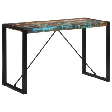 Gossi masa de bucatarie, 120x55x76 cm, lemn masiv reciclat