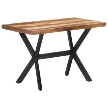 Gossi masa de bucatarie, 120x60x75 cm, lemn masiv cu finisaj miere