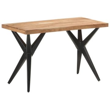 Gossi masa de bucatarie, 120x60x76 cm, lemn masiv de acacia