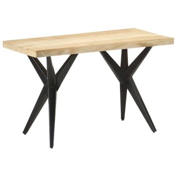 Gossi masa de bucatarie, 120x60x76 cm, lemn masiv de mango