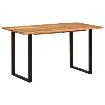 Gossi masa de bucatarie, 140 x 70 x 76 cm, lemn masiv de acacia