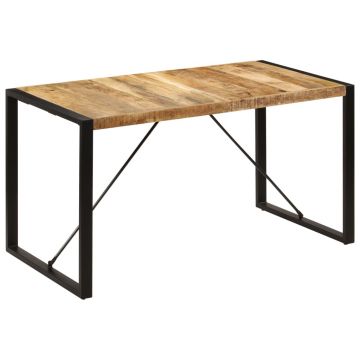 Gossi masa de bucatarie, 140x70x75 cm, lemn masiv de mango