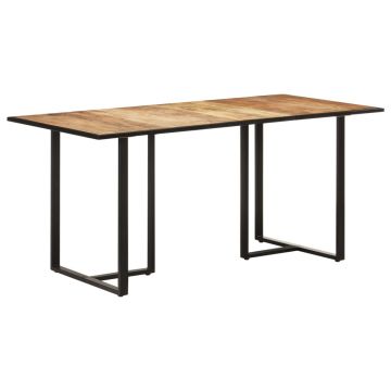 Gossi masa de bucatarie, 160 cm, lemn de mango nefinisat