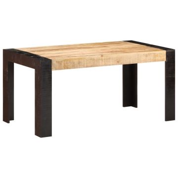Gossi masa de bucatarie, 160 x 80 x 76 cm, lemn masiv de mango