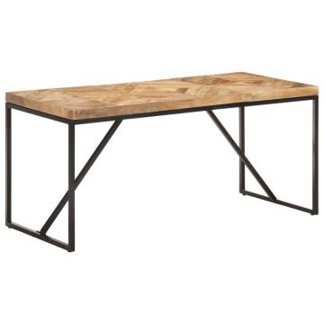 Gossi masa de bucatarie, 160x70x76 cm, lemn masiv acacia/mango