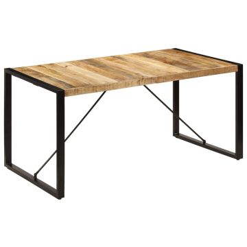 Gossi masa de bucatarie, 160x80x75 cm, lemn masiv de mango