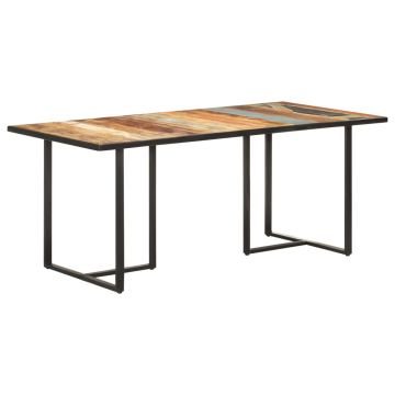 Gossi masa de bucatarie, 180 cm, lemn masiv reciclat