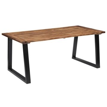 Gossi masa de bucatarie, 180 x 90 cm, lemn masiv de acacia