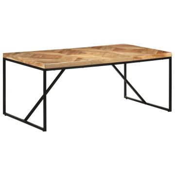 Gossi masa de bucatarie, 180 x 90 x 76 cm, lemn masiv acacia/mango
