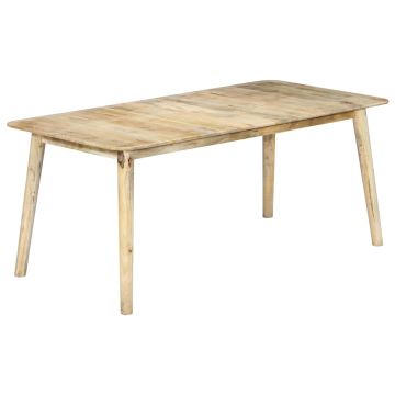 Gossi masa de bucatarie, 180 x 90 x 76 cm, lemn masiv de mango