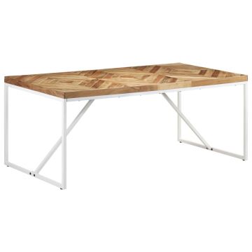 Gossi masa de bucatarie, 180x90x76 cm, lemn masiv acacia & mango