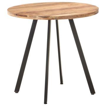 Gossi masa de bucatarie, 80 cm, lemn masiv de acacia