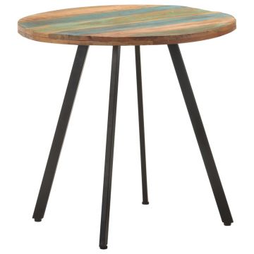 Gossi masa de bucatarie, 80 cm, lemn masiv reciclat