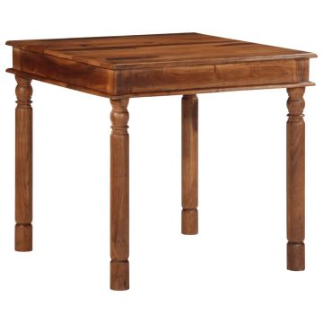 Gossi masa de bucatarie,80x80x77 cm, lemn masiv de acacia