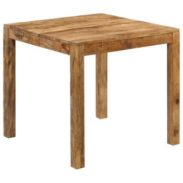 Gossi masa de bucatarie, 82 x 80 x 76 cm, lemn masiv de mango