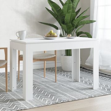 Gossi masa de bucatarie, alb, 120 x 60 x 76 cm, pal