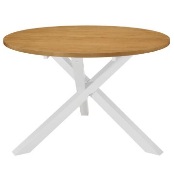 Gossi masa de bucatarie, alb, 120 x 75 cm, mdf