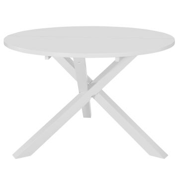 Gossi masa de bucatarie, alb, 120 x 75 cm, mdf