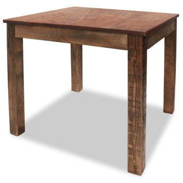 Gossi masa de bucatarie din lemn masiv reciclat, 82 x 80 x 76 cm