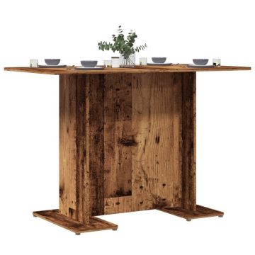 Gossi masa de bucatarie, lemn vechi, 110x60x75 cm, lemn prelucrat