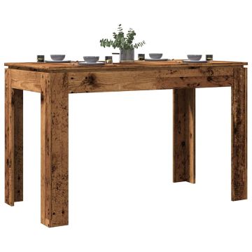 Gossi masa de bucatarie, lemn vechi, 120 x 60 x 76 cm, pal