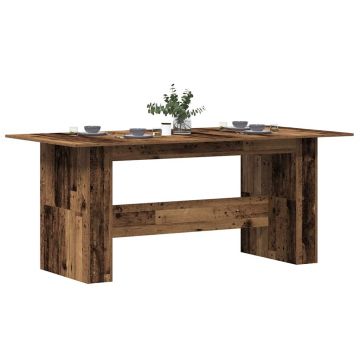 Gossi masa de bucatarie, lemn vechi, 180 x 90 x 76 cm, pal