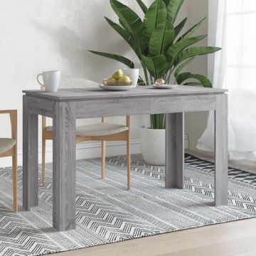 Gossi masa de bucatarie, sonoma gri, 120x60x76 cm, lemn prelucrat