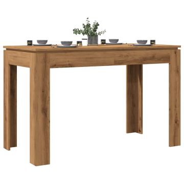 Gossi masa de bucatarie, stejar artizanal 120x60x76 cm lemn prelucrat