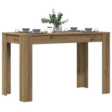 Gossi masa de bucatarie, stejar artizanal 120x60x76 cm lemn prelucrat