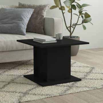Gossi masa de cafea, negru, 55,5x55,5x40 cm, lemn compozit