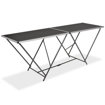 Gossi masa de lipire pliabila, 200 x 60 x 78 cm, mdf si aluminiu