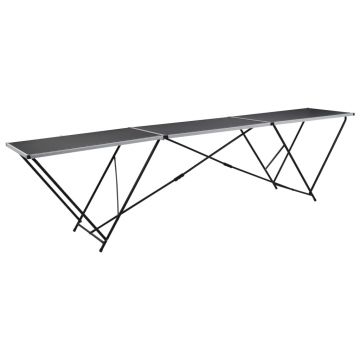 Gossi masa de lipire pliabila, 300 x 60 x 78 cm, mdf si aluminiu