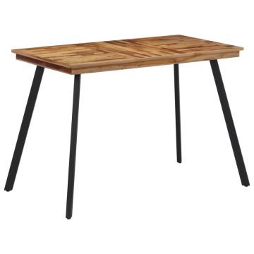 Gossi masa de sufragerie, 120x62x76 cm, lemn masiv de tec