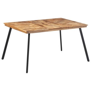 Gossi masa de sufragerie, 148x97x76 cm, lemn masiv de tec
