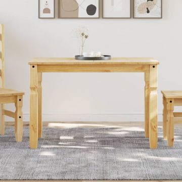 Gossi masa de sufragerie corona, 112x60x75 cm, lemn masiv de pin