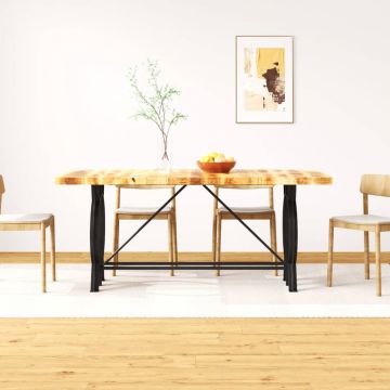Gossi masa de sufragerie lemn masiv de mango nefinisat 180 cm