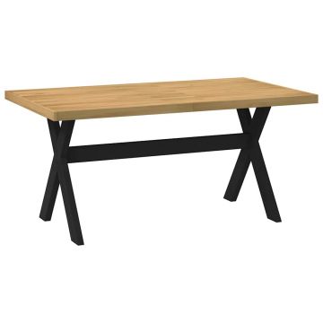 Gossi masa de sufragerie noain picioare in forma x lemn masiv de pin