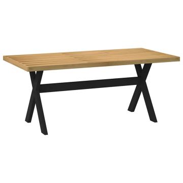 Gossi masa de sufragerie noain picioare in forma x lemn masiv de pin