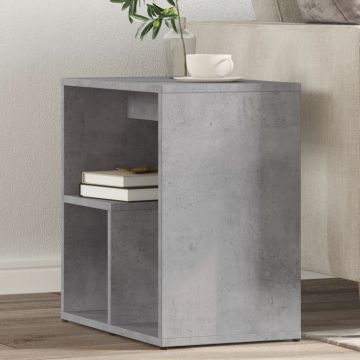 Gossi masa laterala, 2 buc., gri beton, 50x30x50 cm, pal