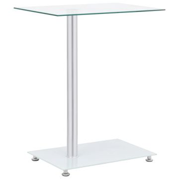 Gossi masa laterala forma u transparent 45x30x58 cm sticla securizata