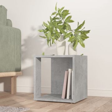 Gossi masa laterala, gri beton, 33x33x34,5 cm, pal