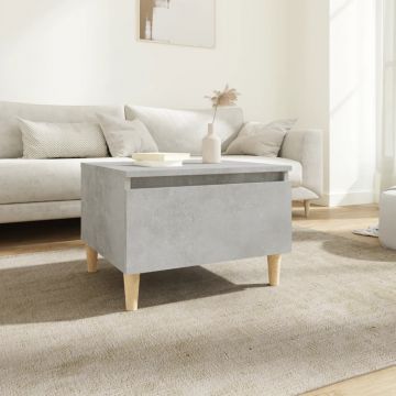 Gossi masa laterala, gri beton, 50x46x35 cm, lemn compozit